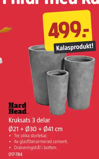 Jula Kruksats 3 delar Ø21 + Ø30 + Ø41 cm erbjuda