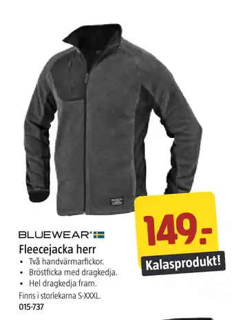Jula Fleecejacka herr erbjuda
