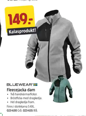 Jula Fleecejacka dam erbjuda