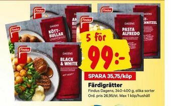 City Gross Färdigrätter erbjuda