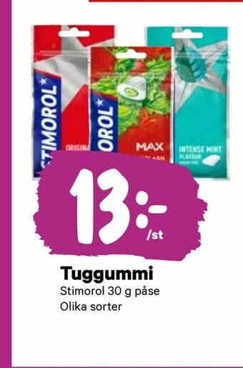 City Gross Tuggummi erbjuda