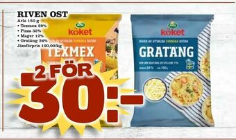 Matdax Riven ost erbjuda