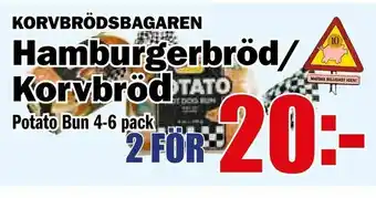 Matdax Hamburgerbröd/ Korvbrö erbjuda
