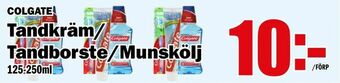 Matdax Tandkräm/ Tandborste/Munskölj erbjuda