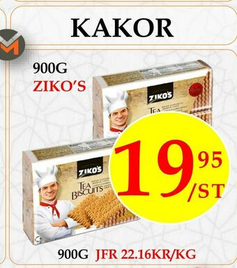 Matmixen Kakor erbjuda