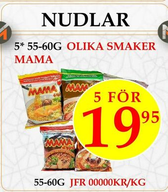 Matmixen Nudlar erbjuda