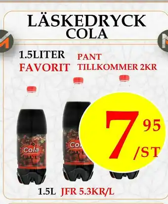 Läskedryck Cola
