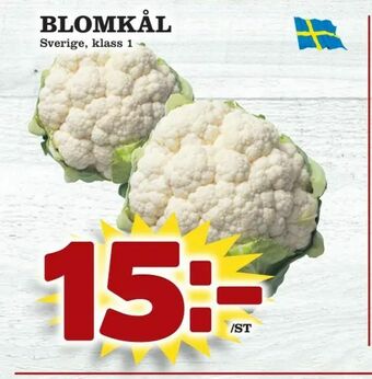 Matvärlden Tensta Blomkål erbjuda