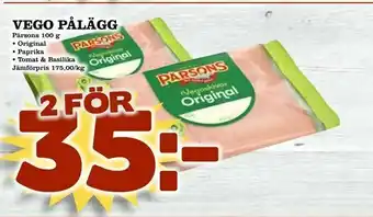 Vego pålägg