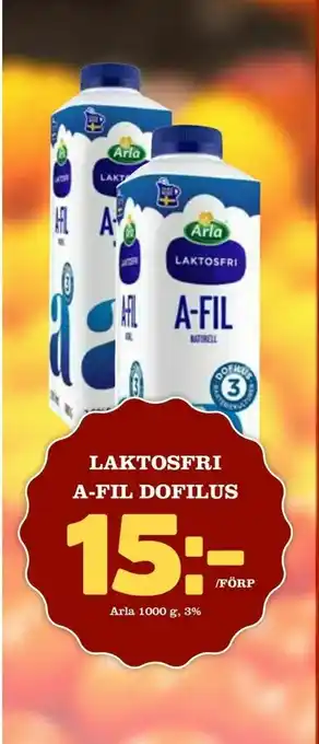 Matvärlden Tensta Laktosfri a-fil dofilus erbjuda