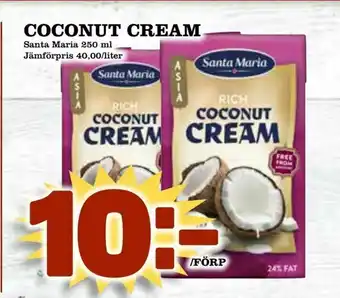 Coconut cream