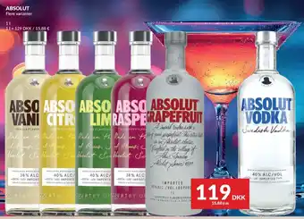 Nielsen Discount Absolut vodka erbjuda