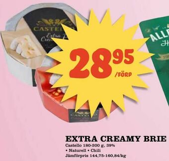 Nya Pulsen Extra creamy brie erbjuda