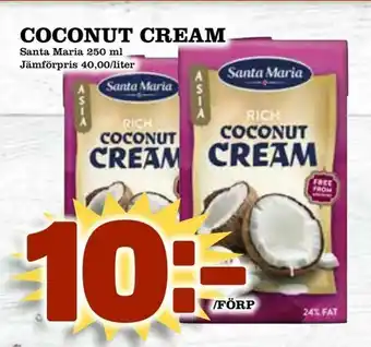 Nya Pulsen Coconut cream erbjuda