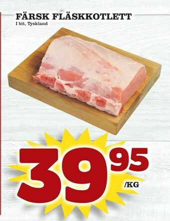 Nya Pulsen Färsk fläskkotlett erbjuda