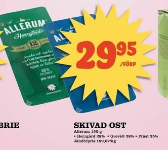Nya Pulsen Skivad ost erbjuda