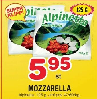 Nya Pulsen Mozzarella erbjuda
