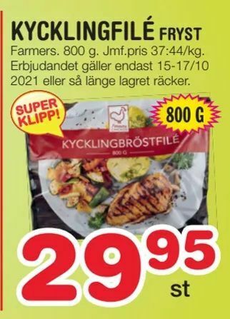 Nya Pulsen Kycklingfilé erbjuda