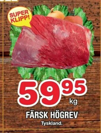 Nya Pulsen Färsk högrev erbjuda