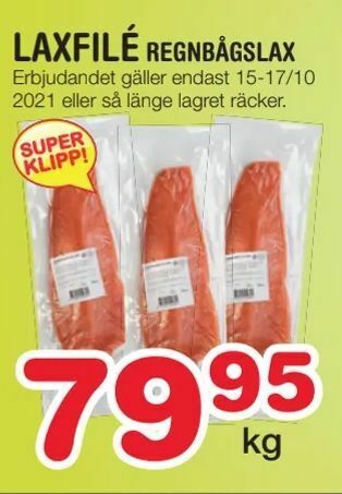 Nya Pulsen Laxfilé erbjuda