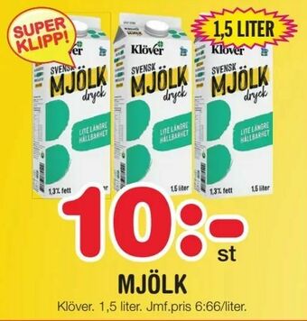 Nya Pulsen Mjölk erbjuda