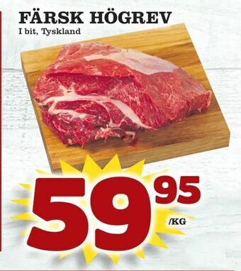Supergrossen Färsk högrev erbjuda