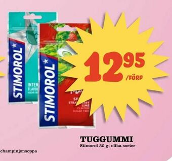 Supergrossen Tuggummi erbjuda