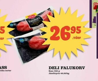 Supergrossen Deli falukorv erbjuda