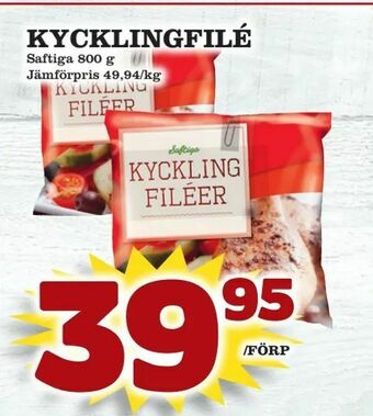Supergrossen Kycklingfilé erbjuda