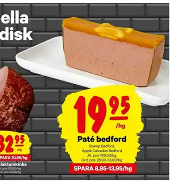 City Gross Paté bedford erbjuda