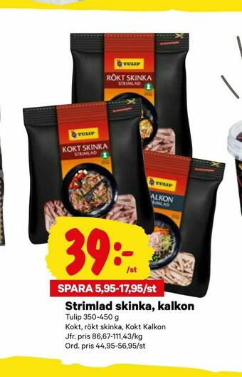 City Gross Strimlad skinka, kalkon erbjuda