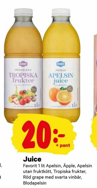 City Gross Juice erbjuda