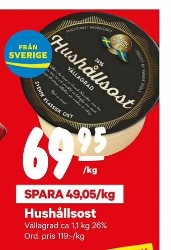 City Gross Hushållsost erbjuda