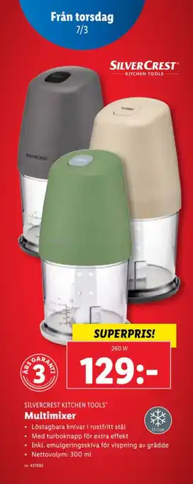 Lidl SILVERCREST KITCHEN TOOLS Multimixer erbjuda
