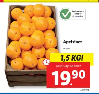 Lidl Apelsiner erbjuda