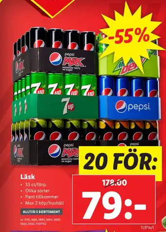 Lidl Läsk erbjuda