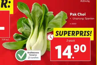 Lidl Pak Choi erbjuda