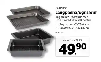 Lidl Långpanna/ugnsform erbjuda