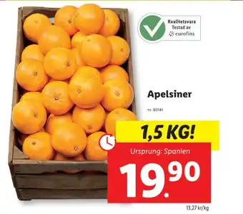 Lidl Apelsiner erbjuda