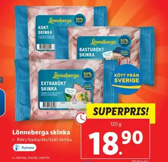 Lidl Lönneberga skinka erbjuda