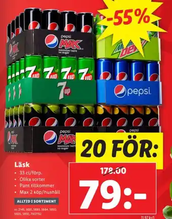 Lidl Läsk erbjuda