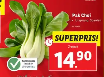 Lidl Pak Choi erbjuda