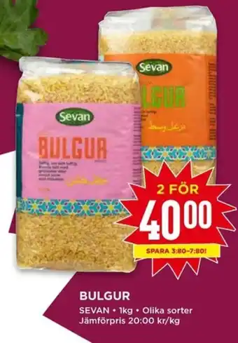 Willys BULGUR erbjuda