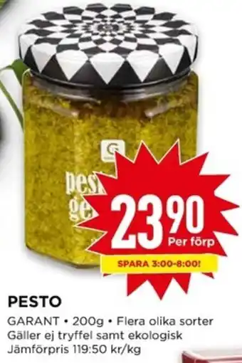 Willys PESTO erbjuda