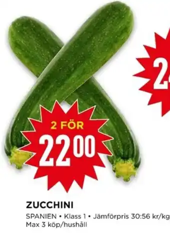 Willys ZUCCHINI erbjuda