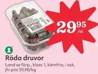 Hemköp Röda druvor erbjuda