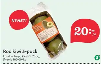 Hemköp Röd kiwi 3-pack erbjuda