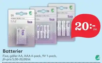 Hemköp Batterier erbjuda