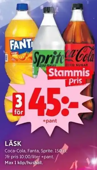 ICA Kvantum LÄSK erbjuda