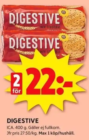 ICA Kvantum DIGESTIVE erbjuda